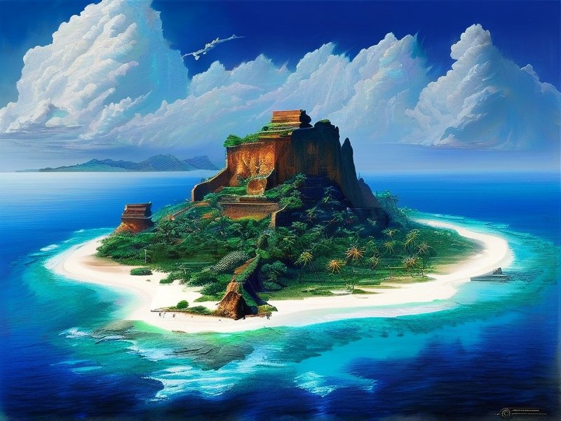 热带海岛深处的古老文明密码待解